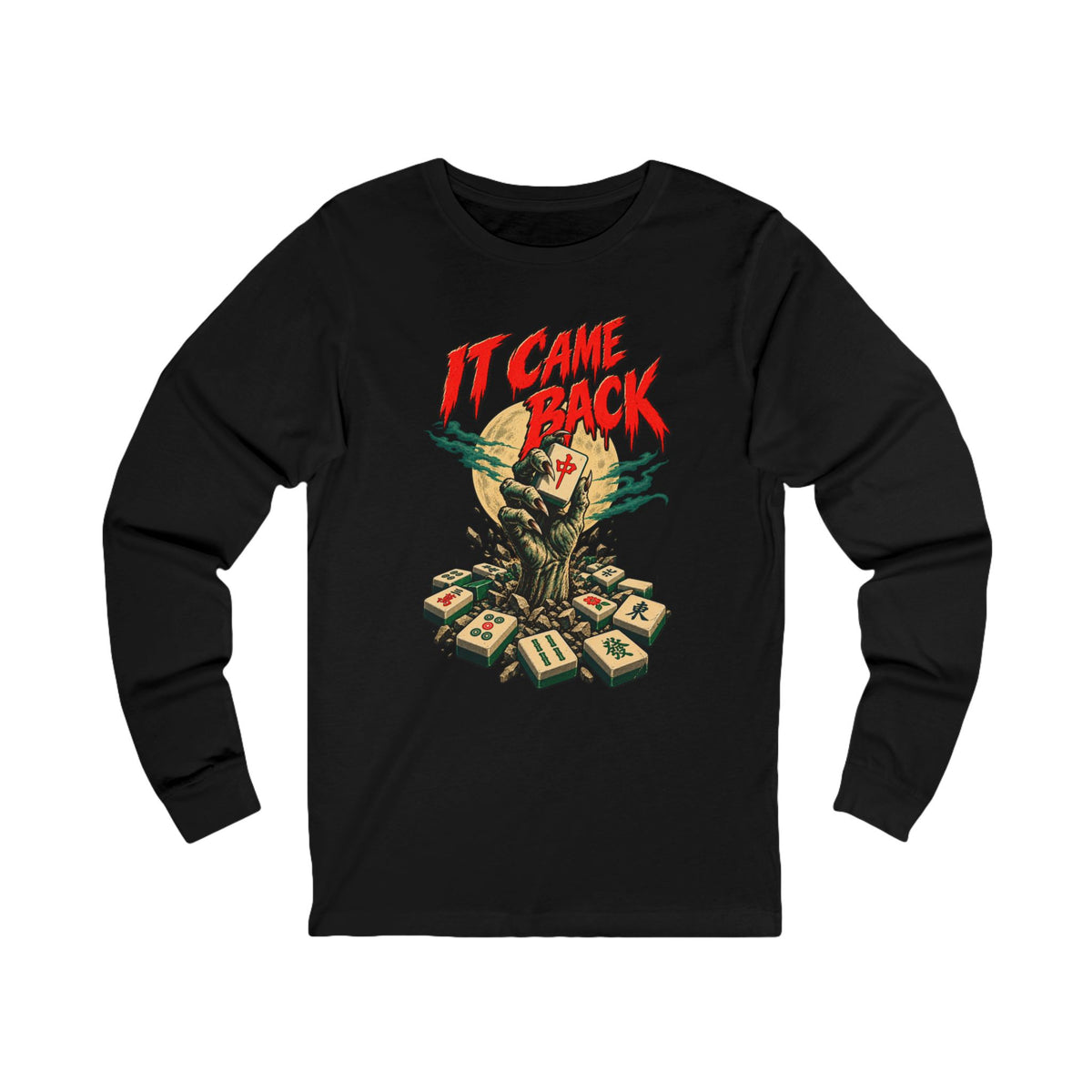 Long Sleeve — It Came Back Mahjong Tee