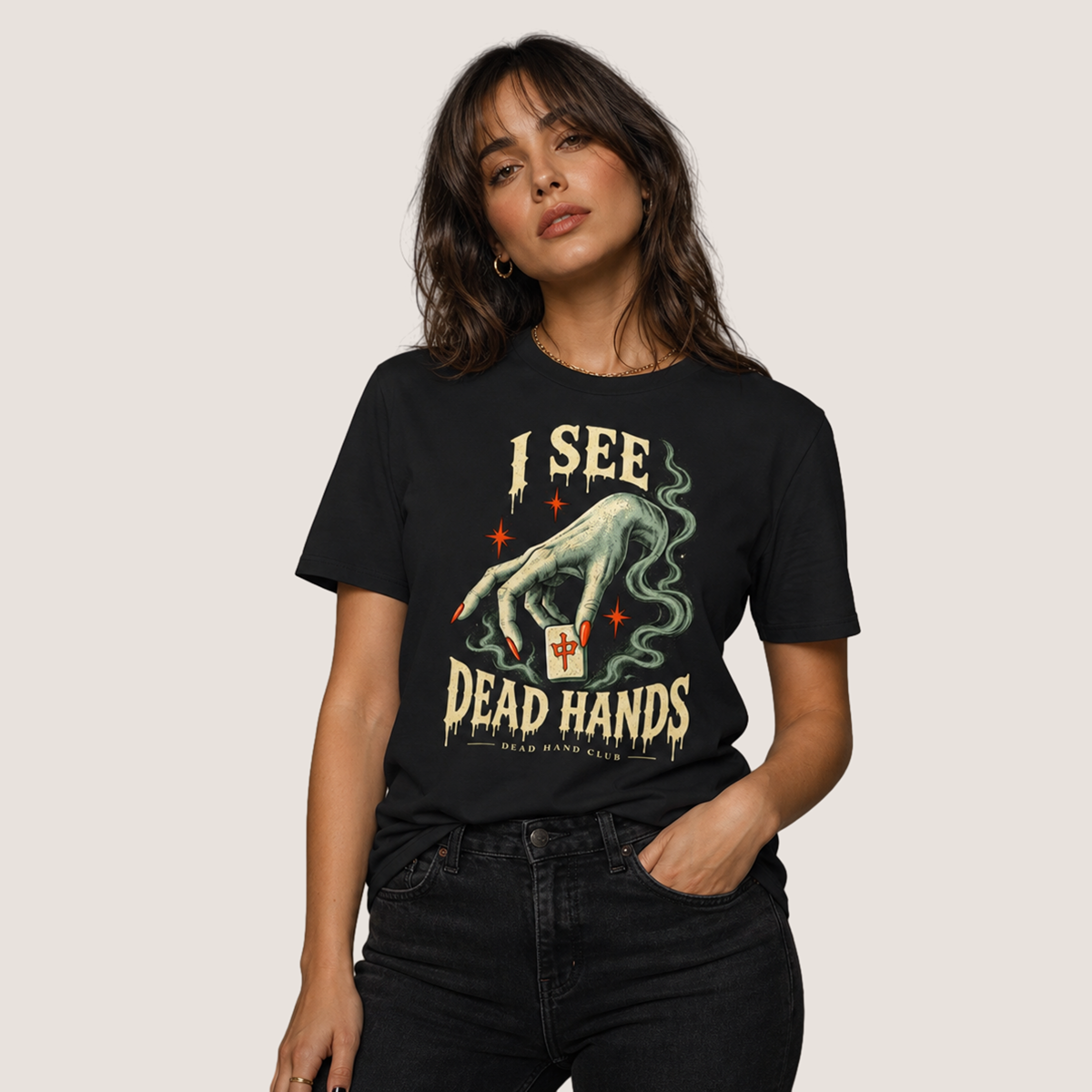 I See Dead Hands Mahjong Tee