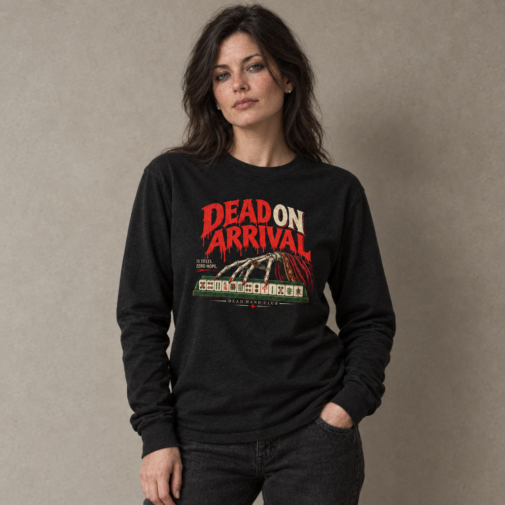 Long Sleeve — Dead On Arrival Mahjong Tee
