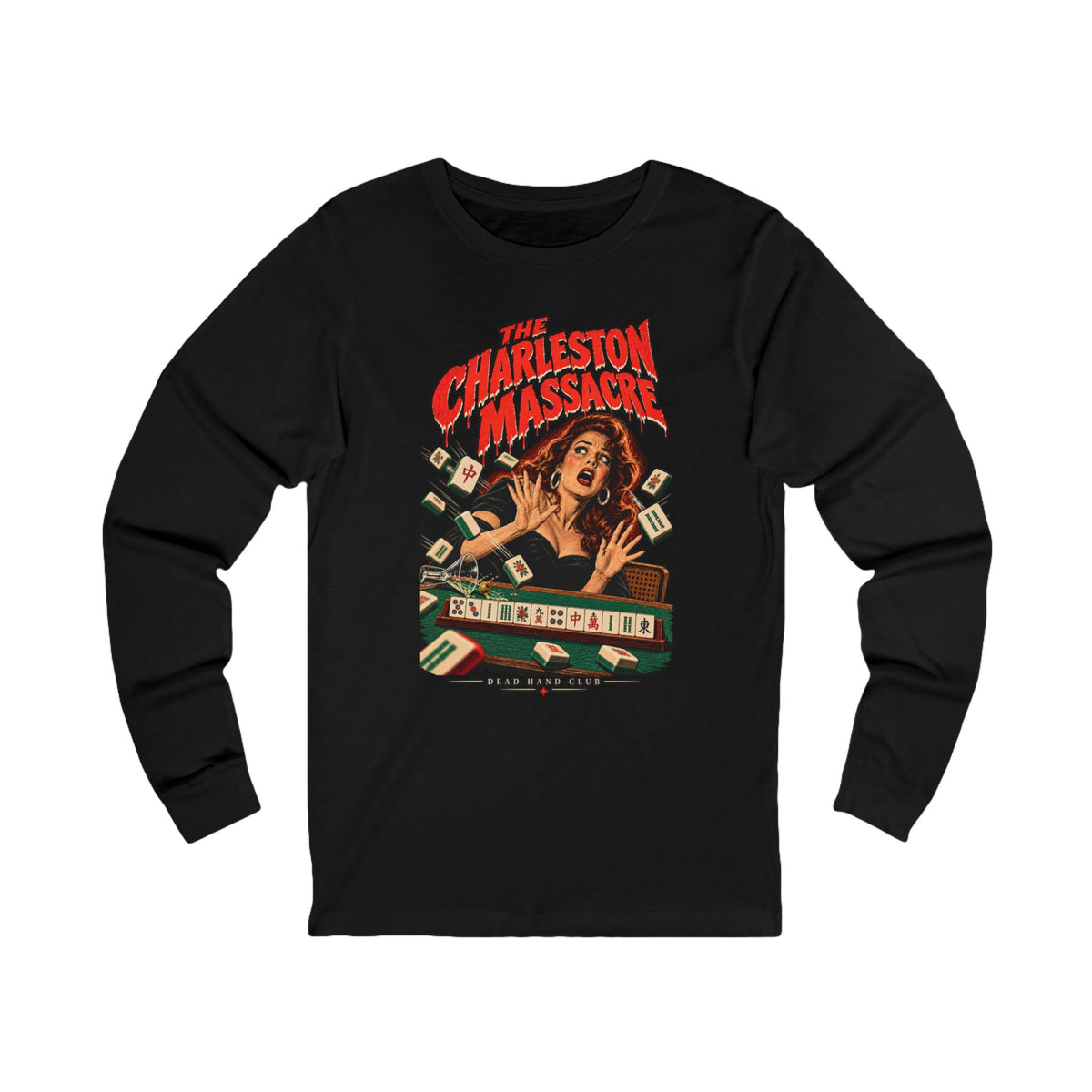 Long Sleeve — Charleston Massacre Mahjong Tee
