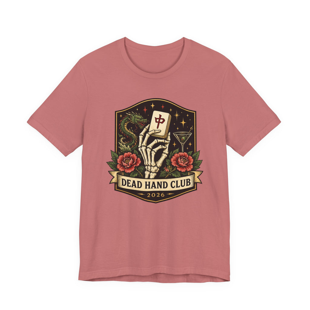 Dead Hand Club Mahjong Shirt – Signature Crest Tee