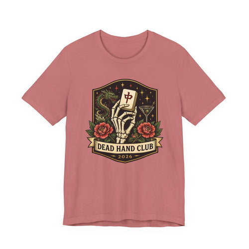 Dead Hand Club Mahjong Shirt – Signature Crest Tee