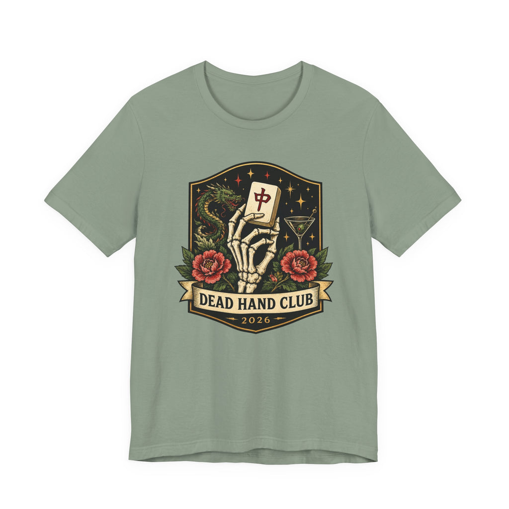 Dead Hand Club Mahjong Shirt – Signature Crest Tee