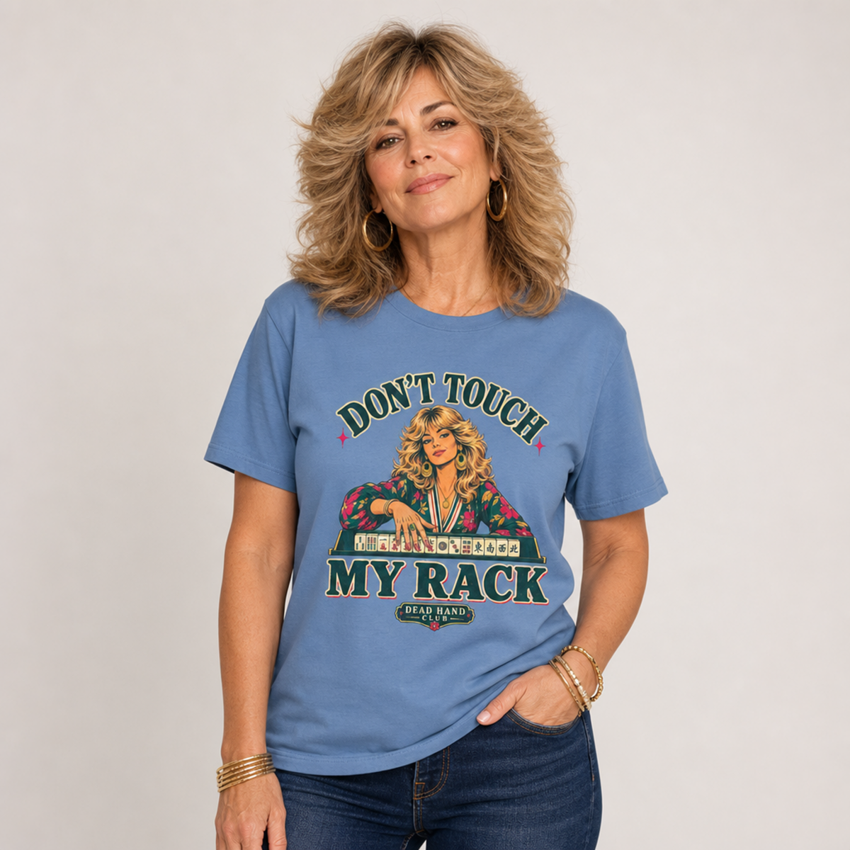 Don’t Touch My Rack Mahjong Shirt - 70s