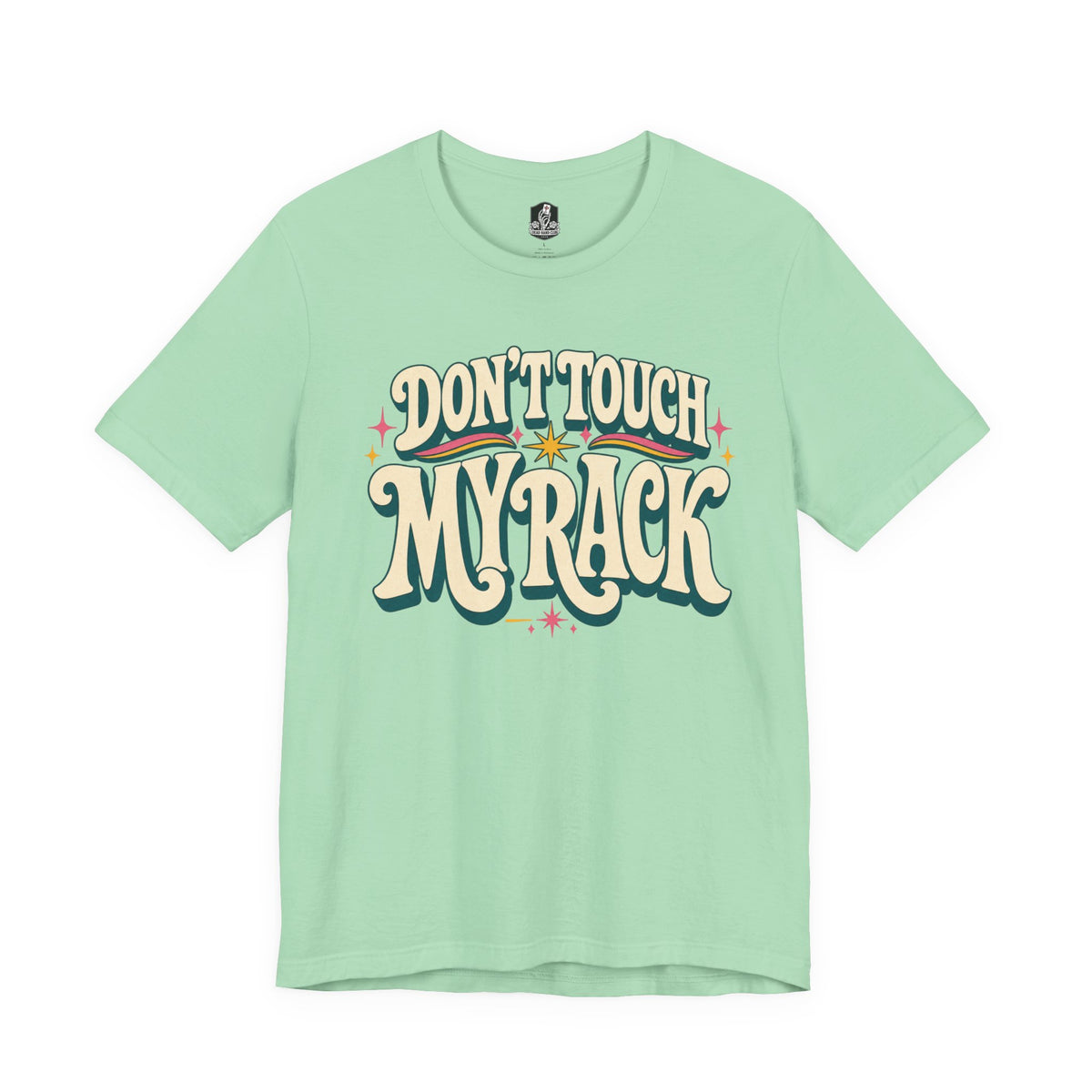 Don’t Touch My Rack Mahjong Shirt – Retro