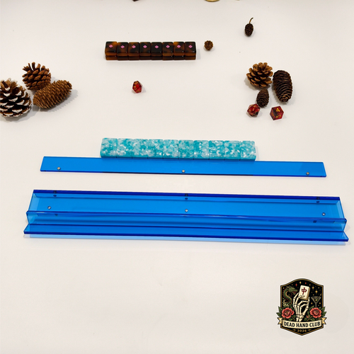 Blue Me Away Mahjong Racks