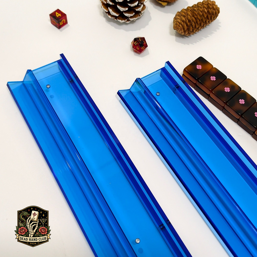 Blue Me Away Mahjong Racks