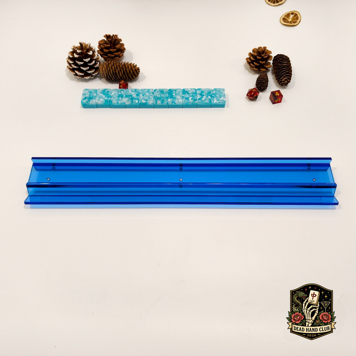 Blue Me Away Mahjong Racks