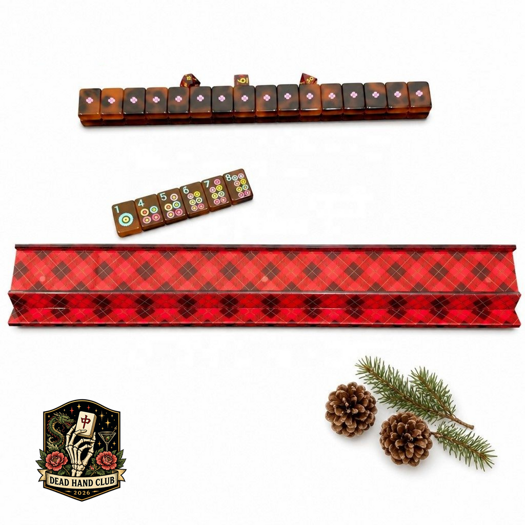 Plaid Behavior Mahjong Racks