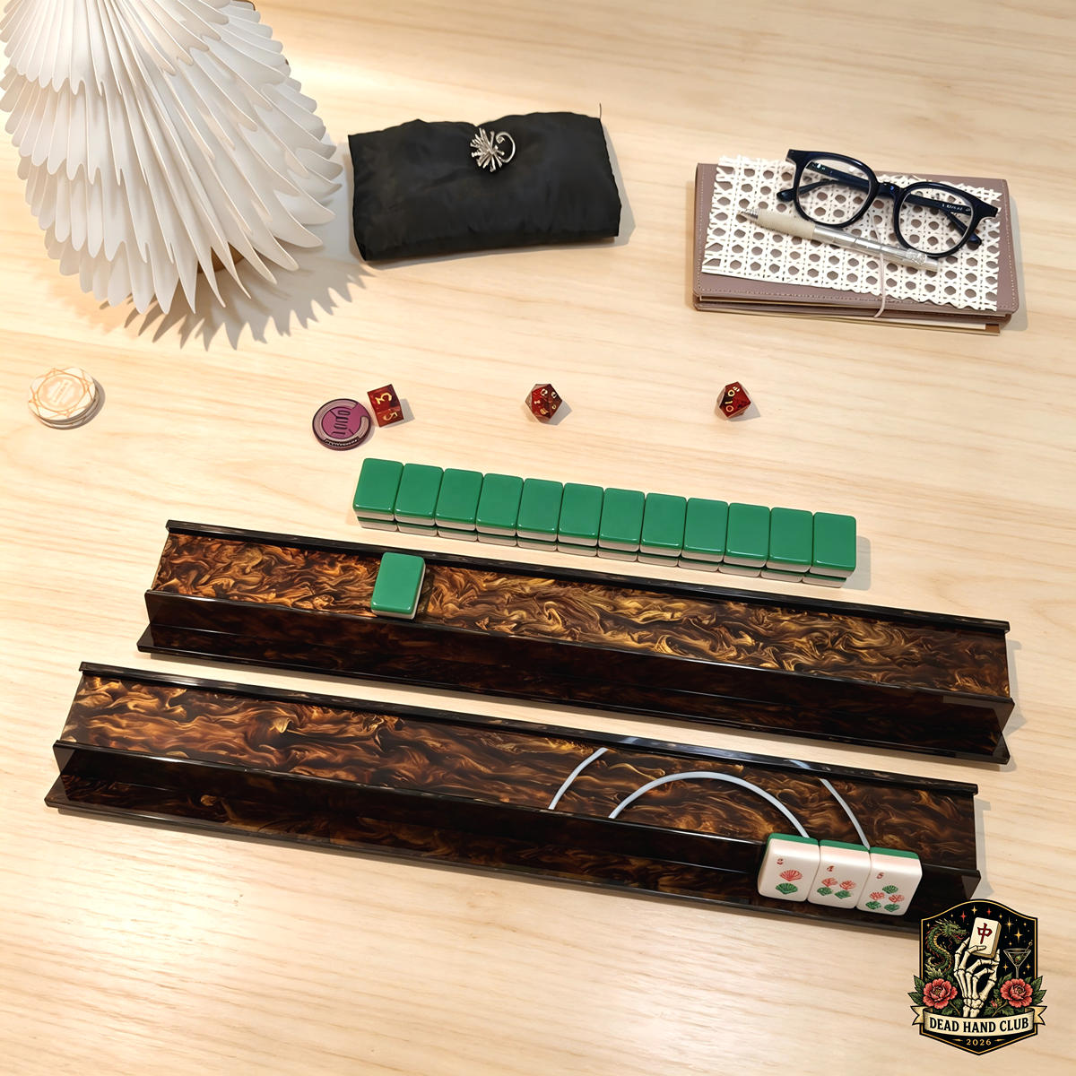 Whiskey Business Mahjong Racks