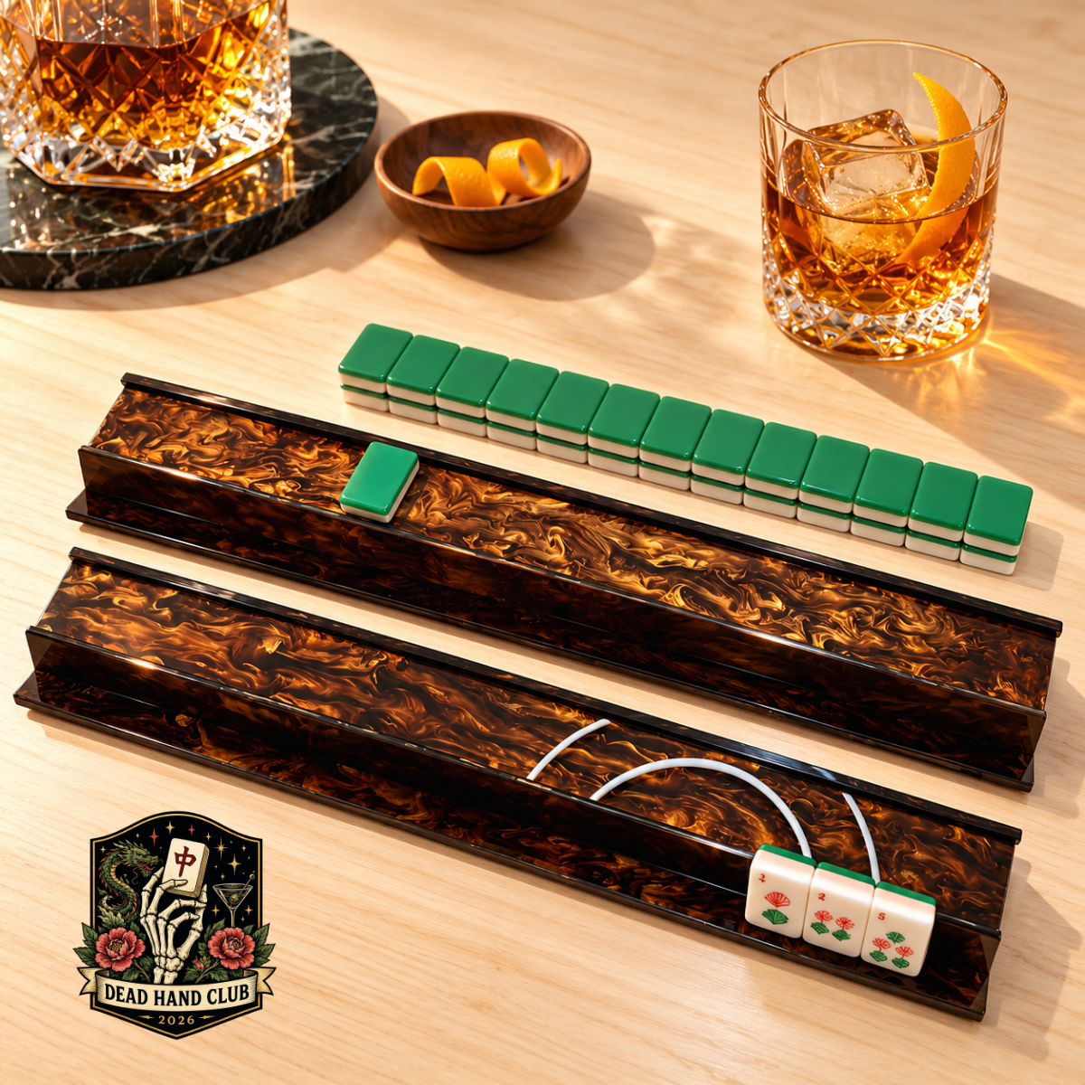 Whiskey Business Mahjong Racks
