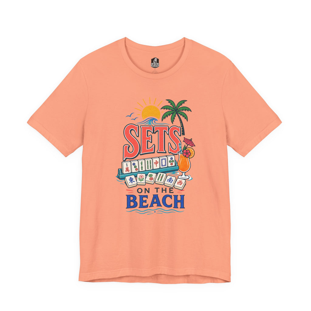 Sets on the Beach Mahjong Shirt