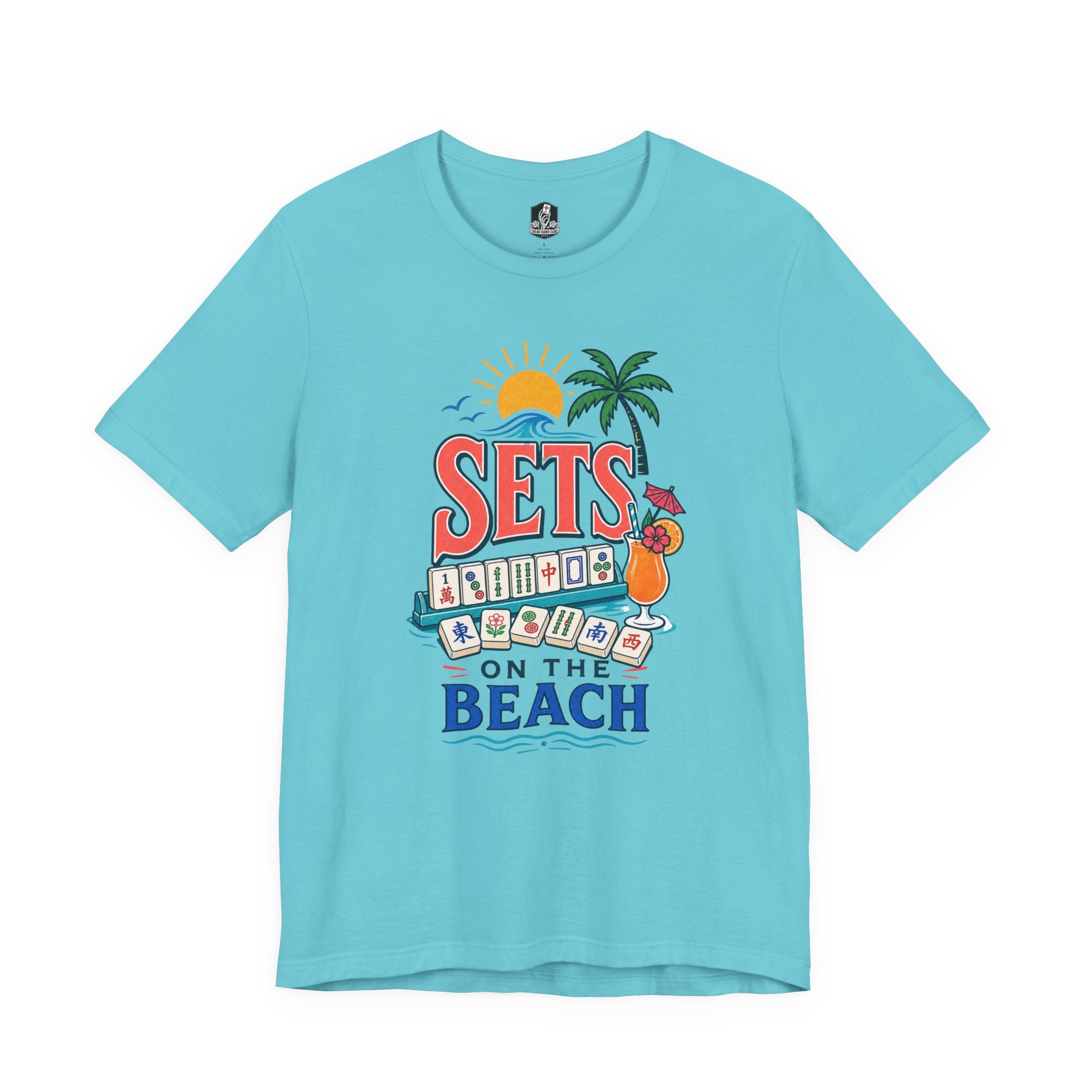 Sets on the Beach Mahjong Shirt